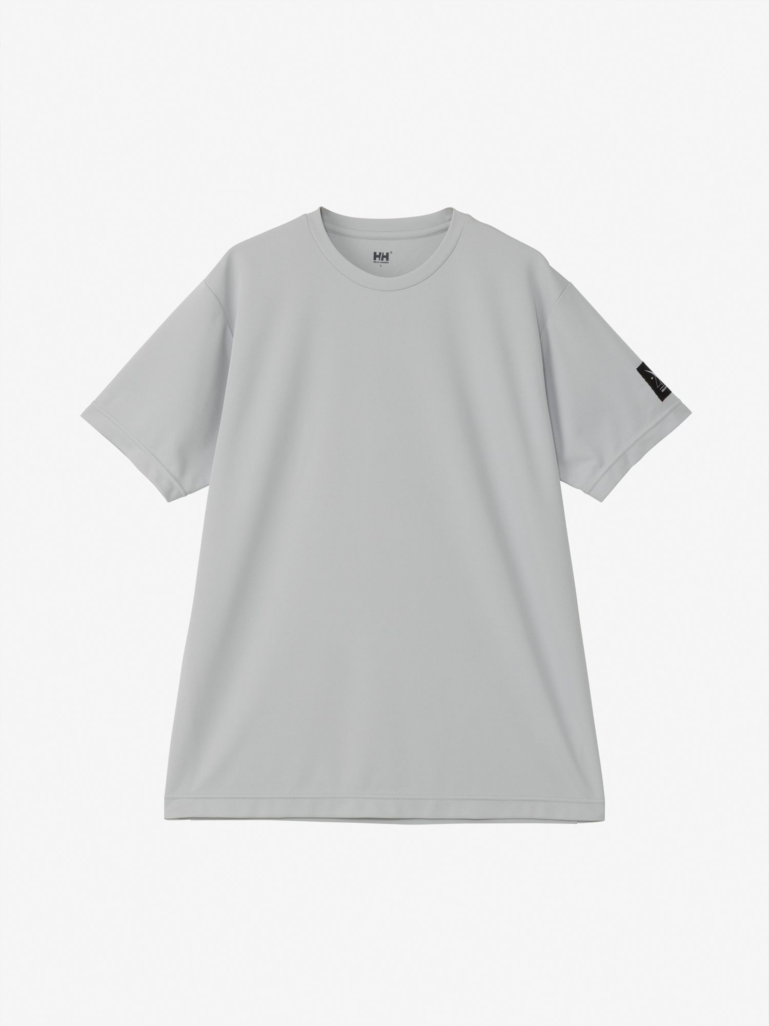 【ホワイト】ヘリンボーンメッシュハーフスリーブTシャツ 迷迭香:〈手洗い可能〉シアー メッシュ プリント ハーフスリーブ