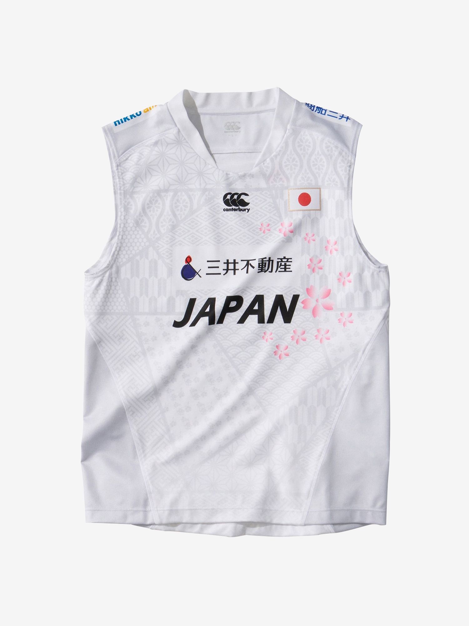 Canterbury ラグビー日本代表 スポンサー入り ポロシャツ 4L 【国際 