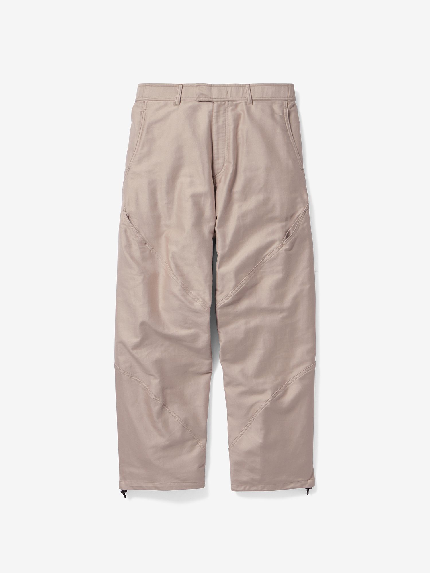 公式・限定】Goldwin 0 コットンシルクブレンドヘリコイドワイドパンツ