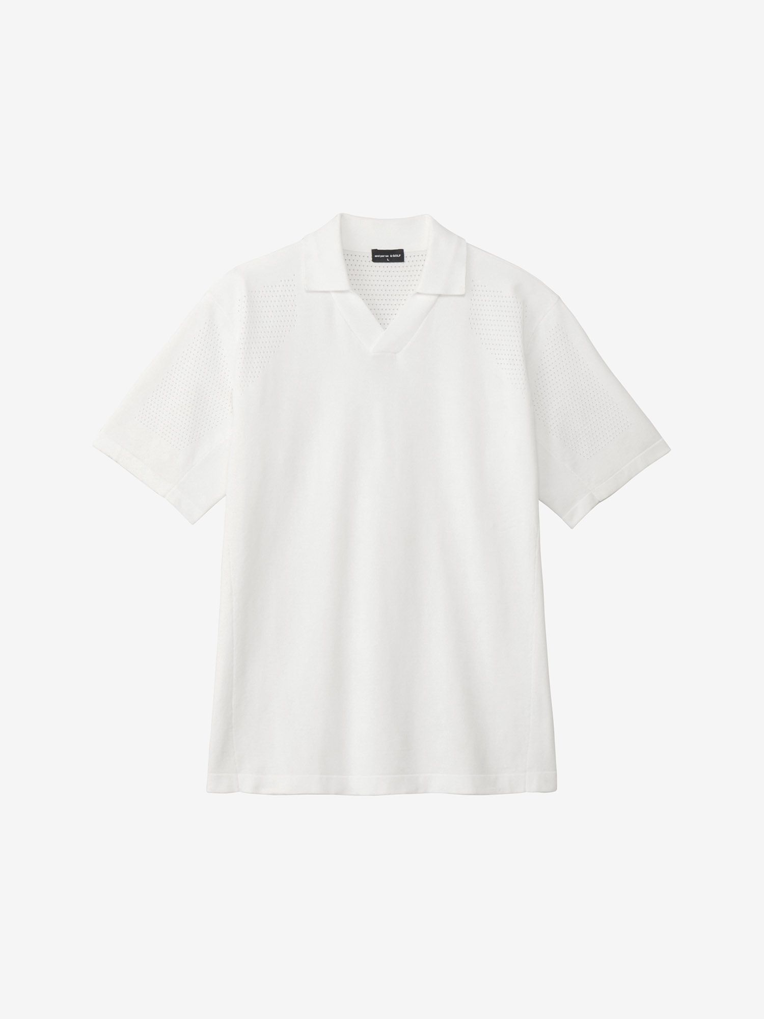 &GOLF フレキシブライトニット半袖スキッパーポロシャツ（ユニ