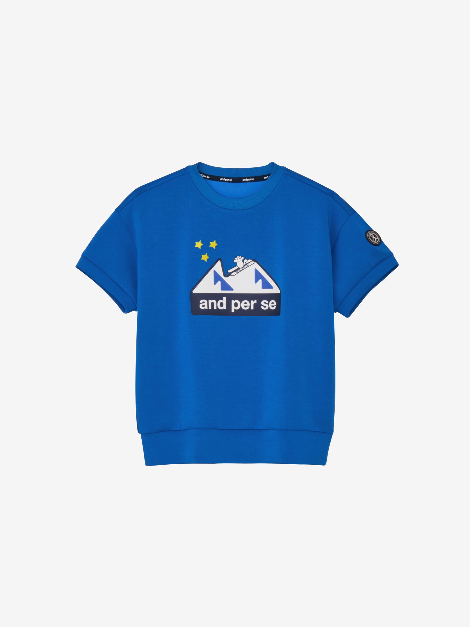 AND PER SE アンパスィ 半袖スウェットスカート　上下セット and per se アンパスィ 半袖ポロシャツ レディース ゴルフウェア GOLF