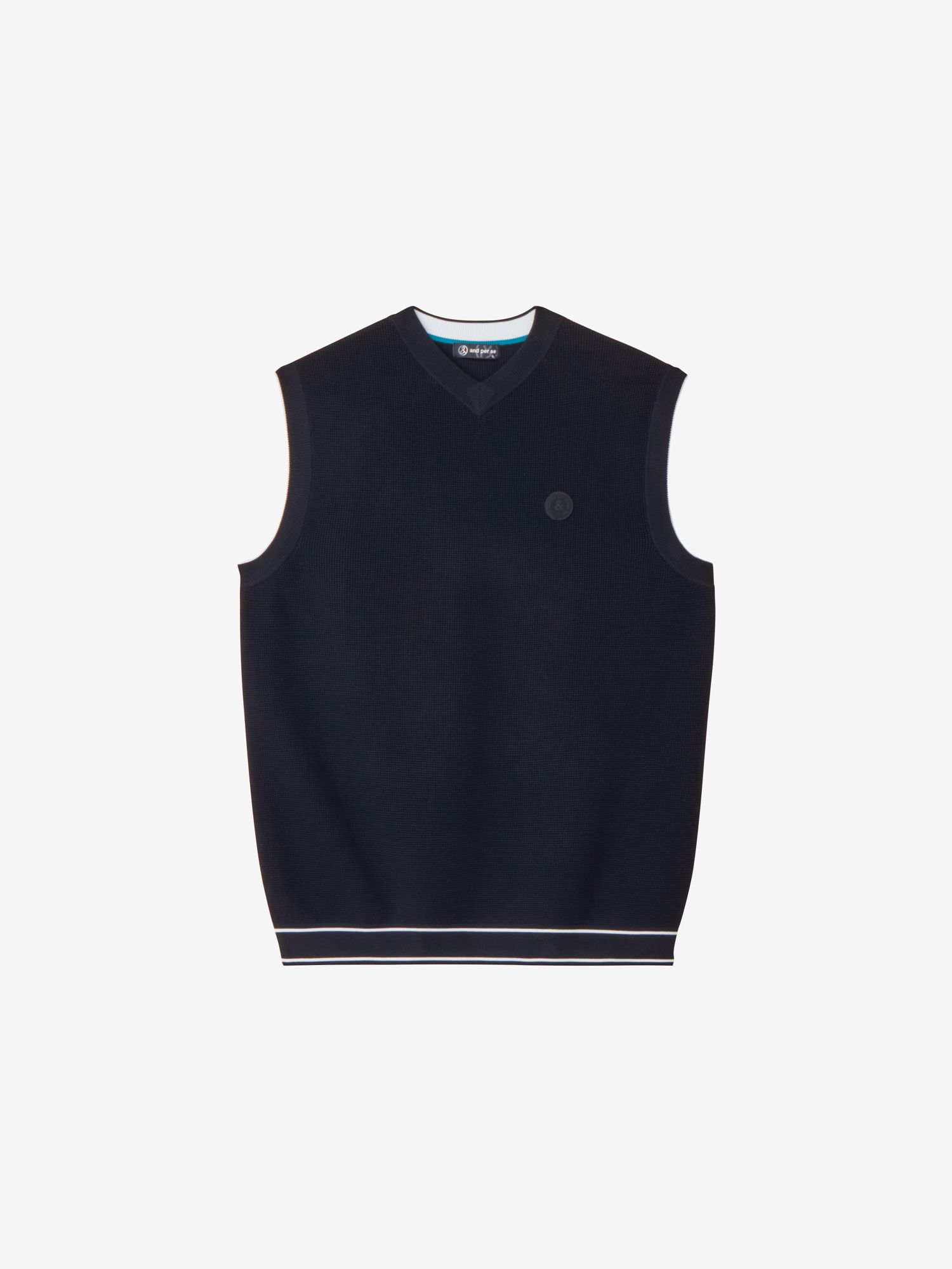 公式】ワッフル編みニットベスト（メンズ）｜アンパスィ公式ストア