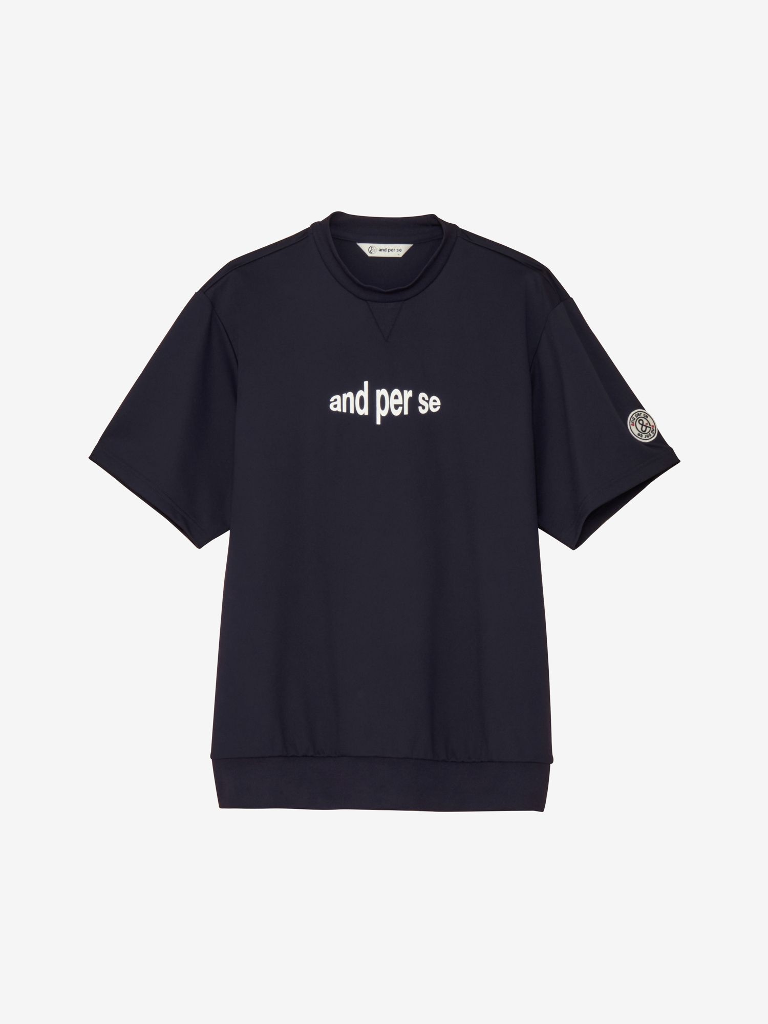AND PER SE アンパスィ 半袖スウェットスカート　上下セット AND PER SE アンパスィ 半袖スウェットスカート 上下セット