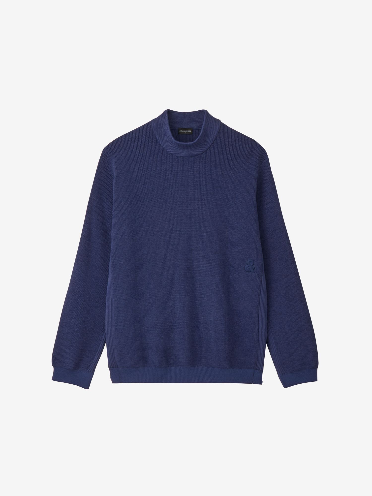 アンパスィ　M ゴルフ　ニットセーター　ホワイト　アンパンジー　モコモコ アンパスィ M ゴルフ ニットセーター ホワイト アンパンジー