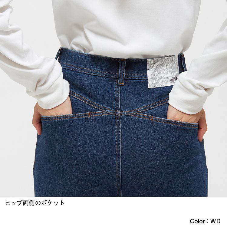 デニムクライミングストレートパンツ(レディース)(NBW32005)- THE