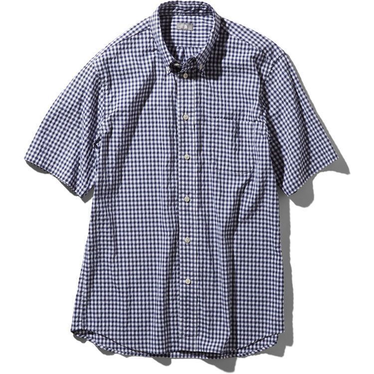 ショートスリーブヒデンバリーシャツ（メンズ）（NR21967