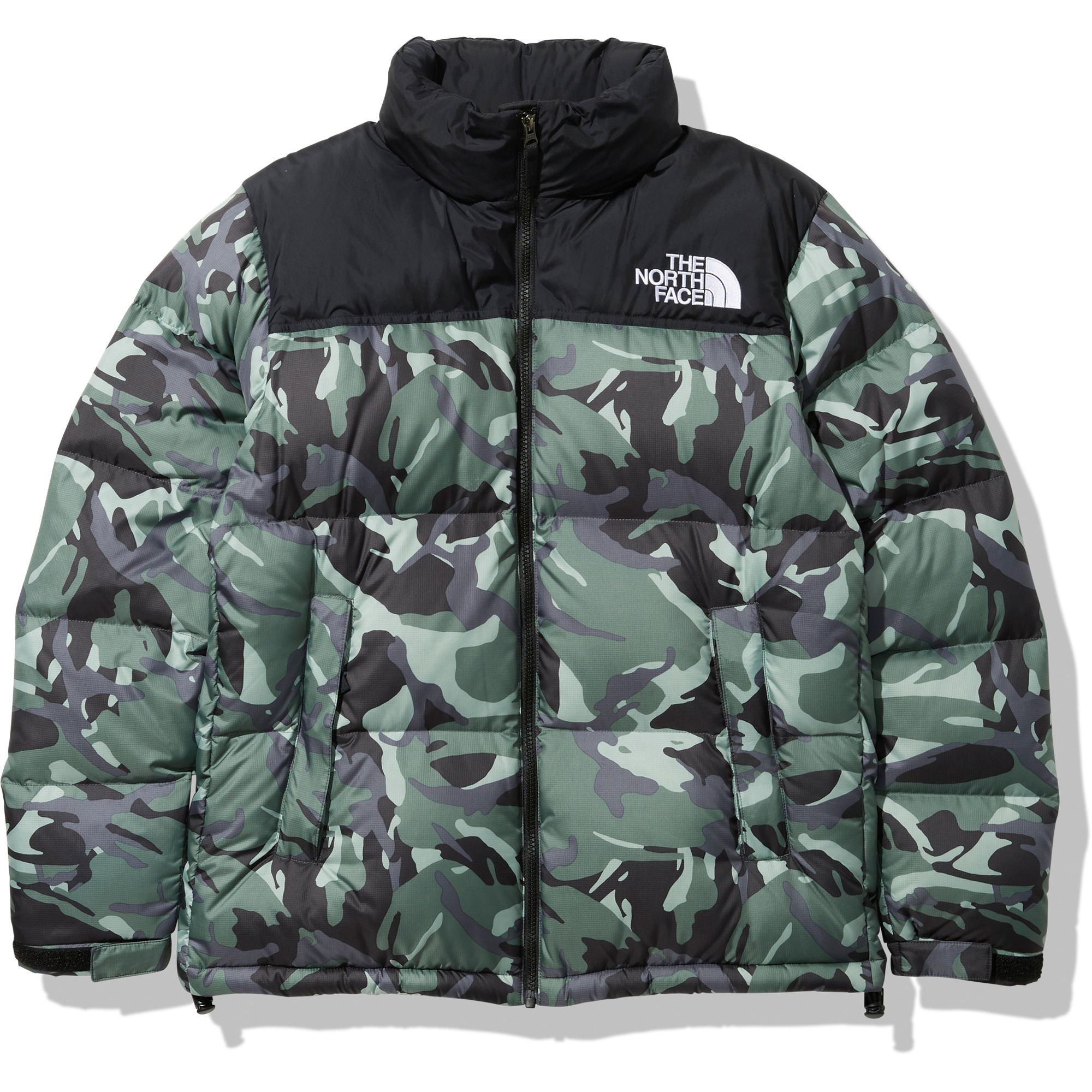 the north face ヌプシジャケット ダウン 140cm 迷彩