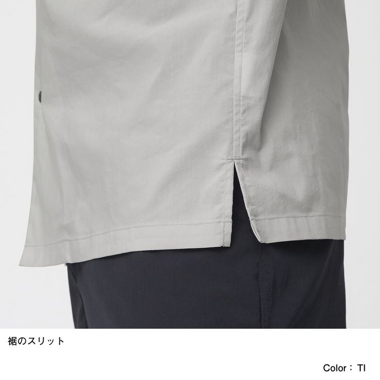 ♪♪THE NORTH FACE ザノースフェイス S/S Malapai Hill Shirt マラパイヒルシャツ SIZE XL NR22060 ブルー
