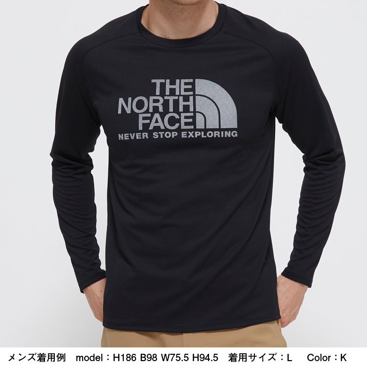 ロングスリーブGTDロゴクルー（メンズ）（NT12093）- THE NORTH FACE