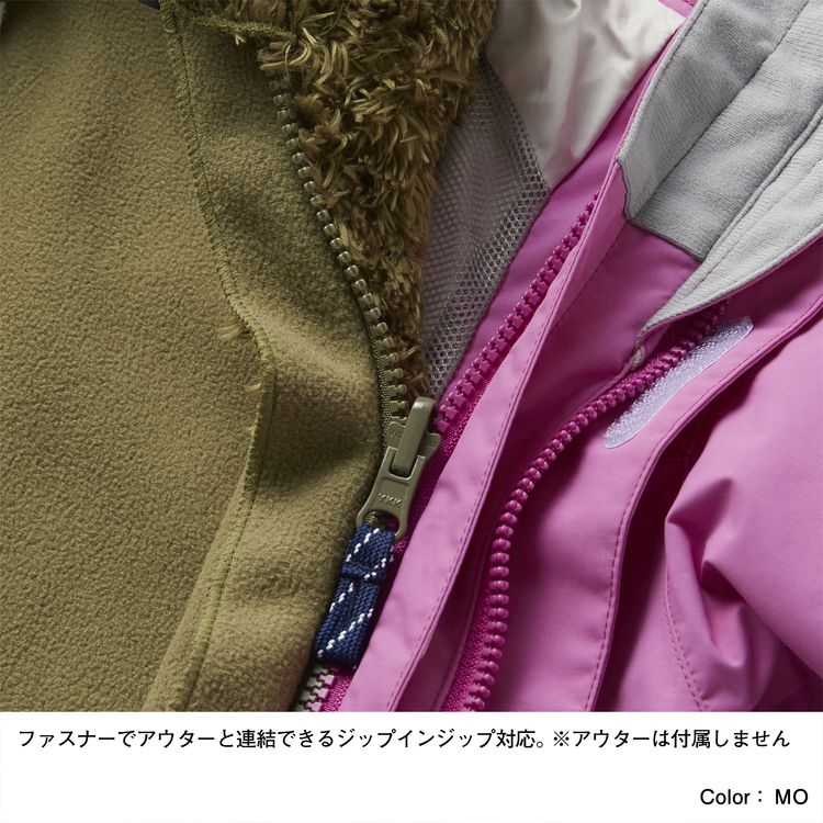 シェルパフリースジャケット（キッズ）（NAJ72045）- THE NORTH FACE