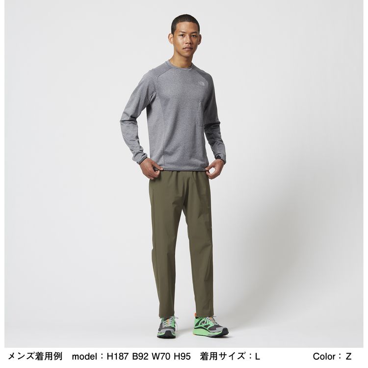 North face メンズS サーマルバーサグリッドクルー