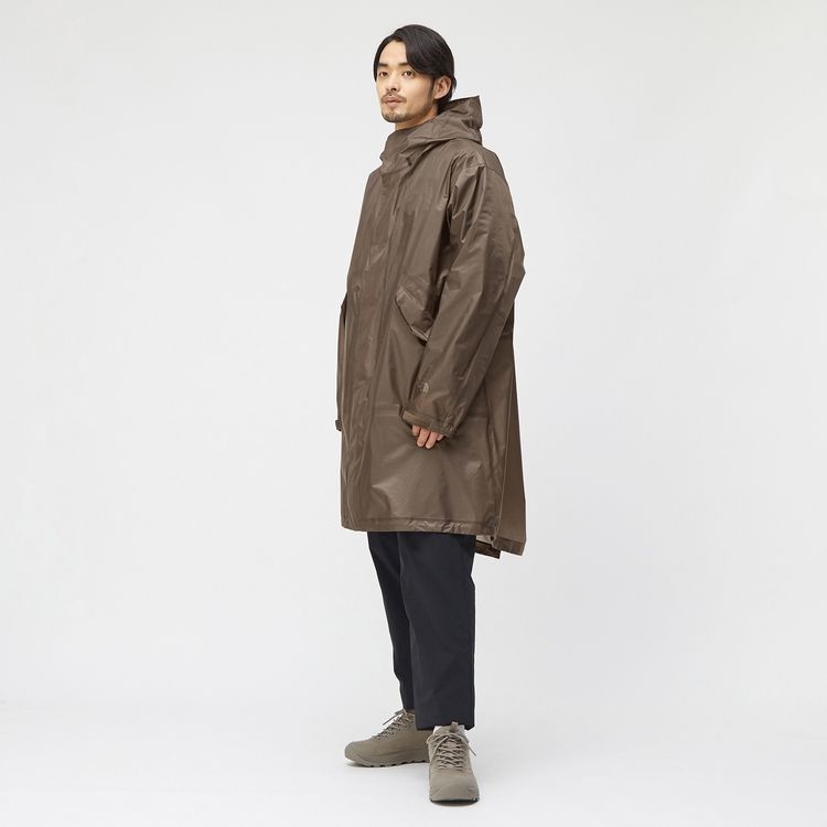 白 フリル付 THE NORTH FACE / ライトニングコート L #防水透湿