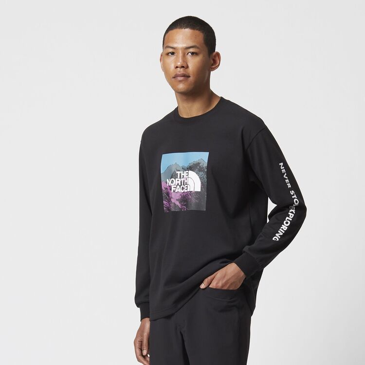 THE NORTH FACE デジタルロゴT NT82137 - Tシャツ