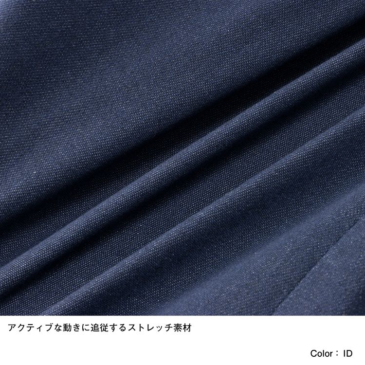 デニムクライミングストレートパンツ(レディース)