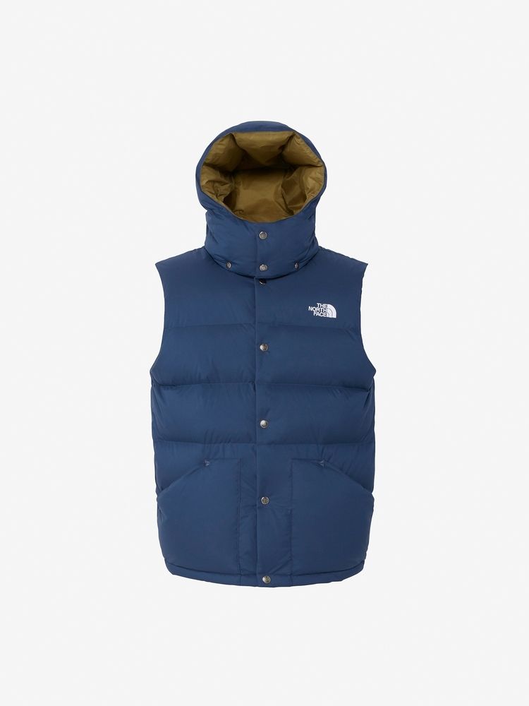 North Face  メンズベスト　L size   ブラック　ブルー