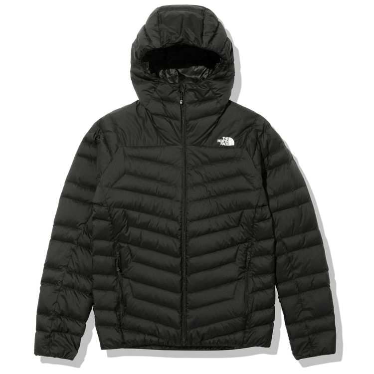 north face black and grey