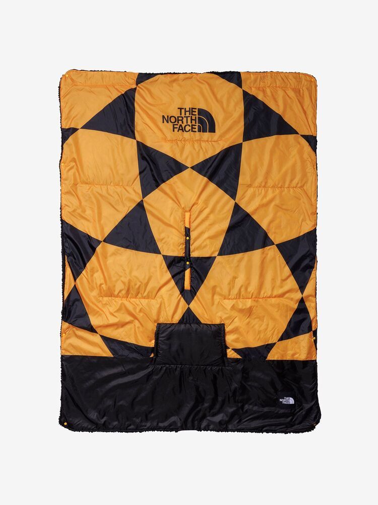 ノースフェイス ワオナ ファジー ブランケット Wawona Fuzzy Blanket フリース インサレーション ポンチョ NORTH FACE NN72217 SG Summit Gold イエロー系