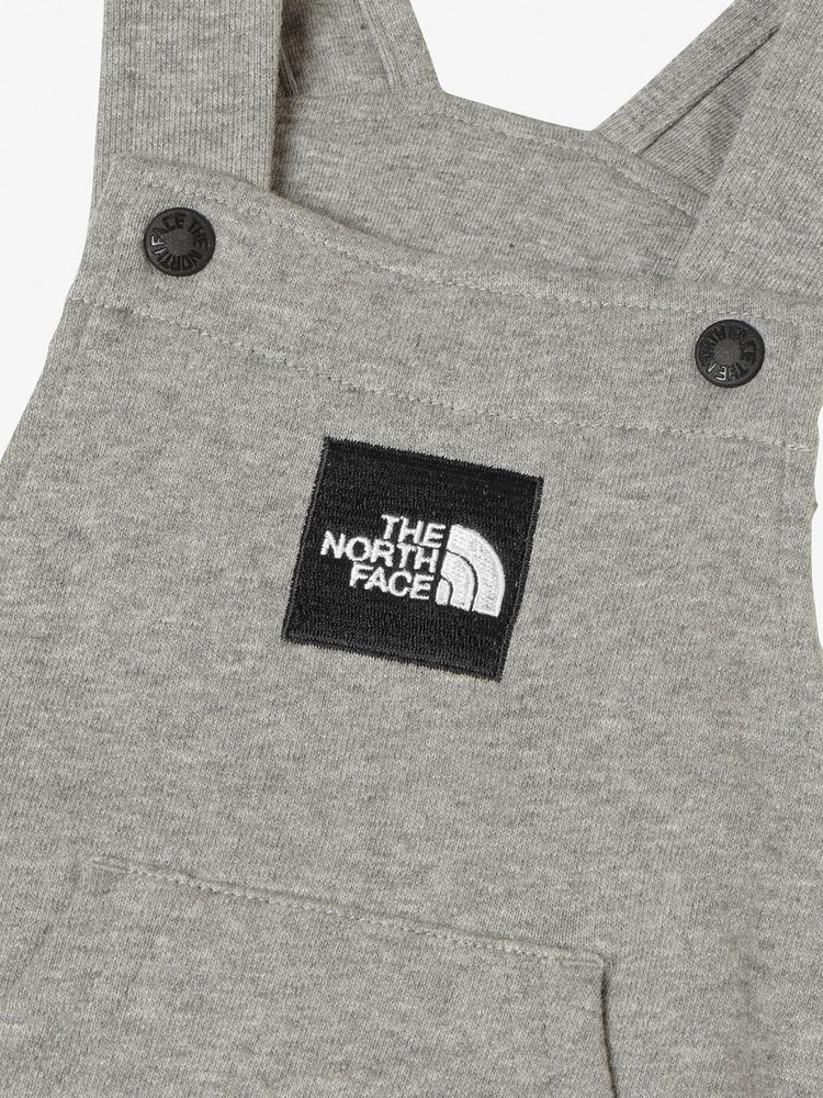 スウェットロゴオーバーオール（ベビー）（NBB82360）- THE NORTH FACE 