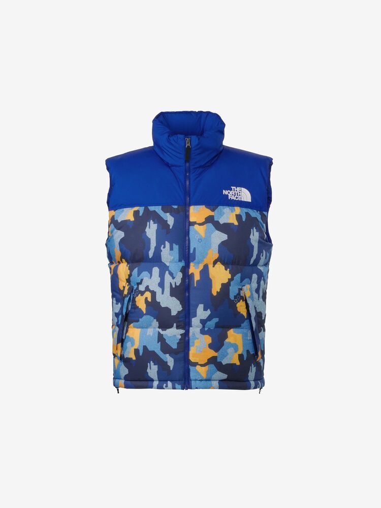 THE NORTH FACE　ダウンベスト　ヌプシ　カモ　Sサイズ