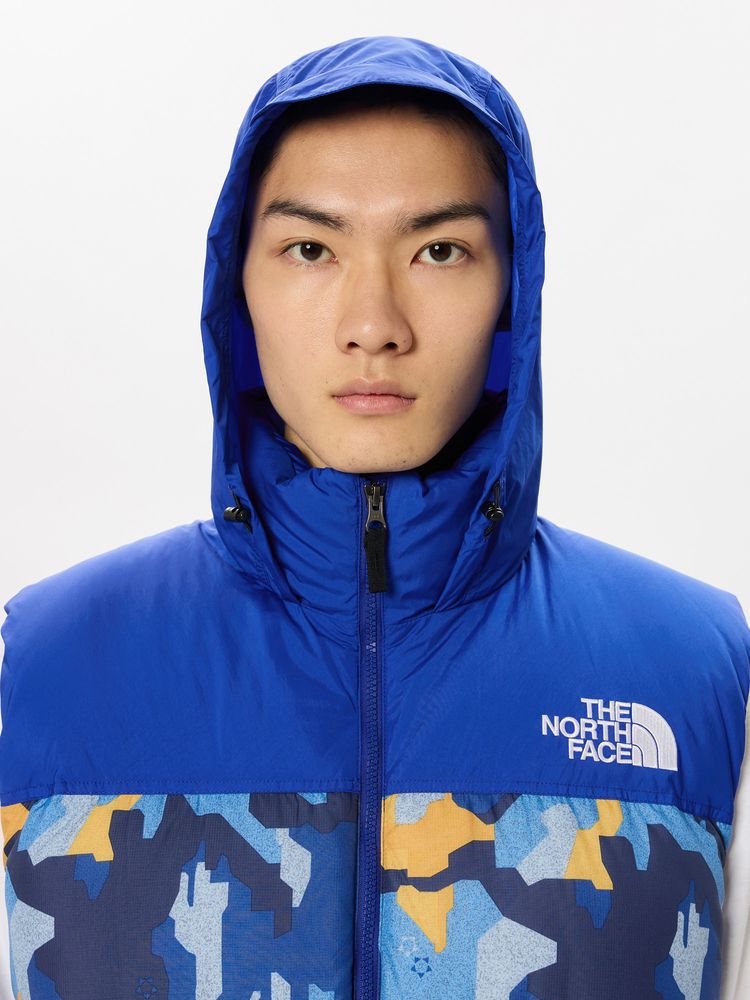 THE NORTH FACE summitシリーズ ダウンベスト 黒 緑 迷彩