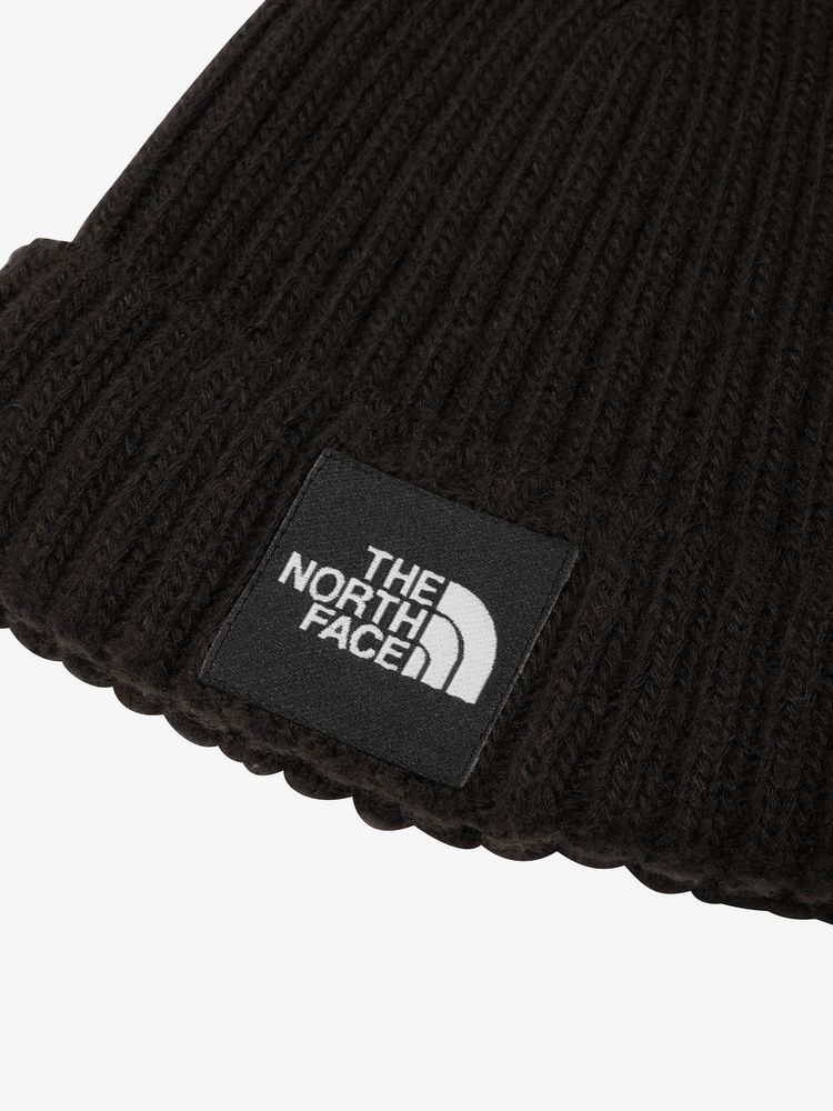 【2点セット】キッズ ★ブラック ★ ニット帽 帽子 ★ ノースフェイス THE NORTH FACE [在庫処分] ザノースフェイス ニット帽 子供用