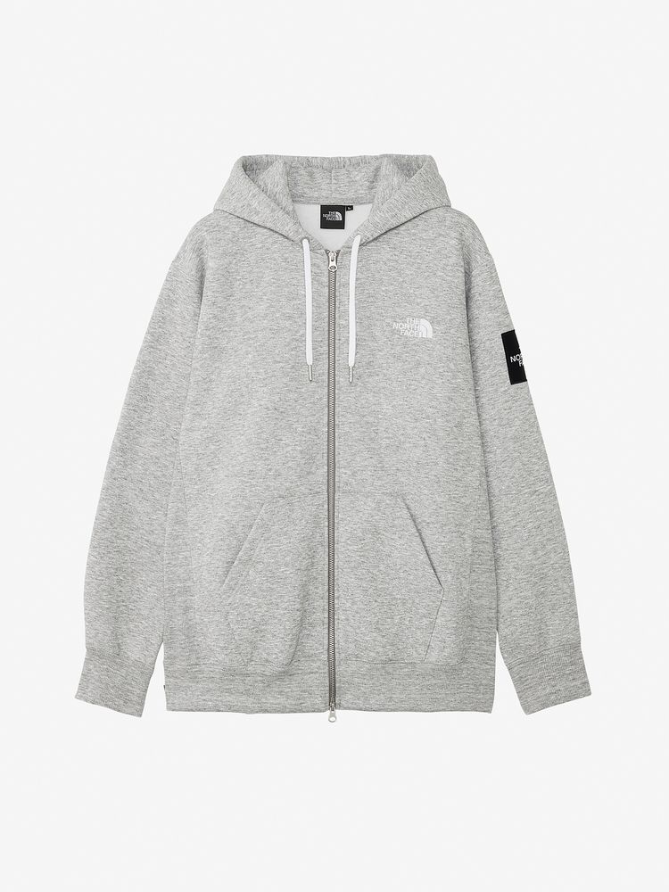 THE NORTH FACE スクエアロゴフルジップ ミックスグレー Mサイズ