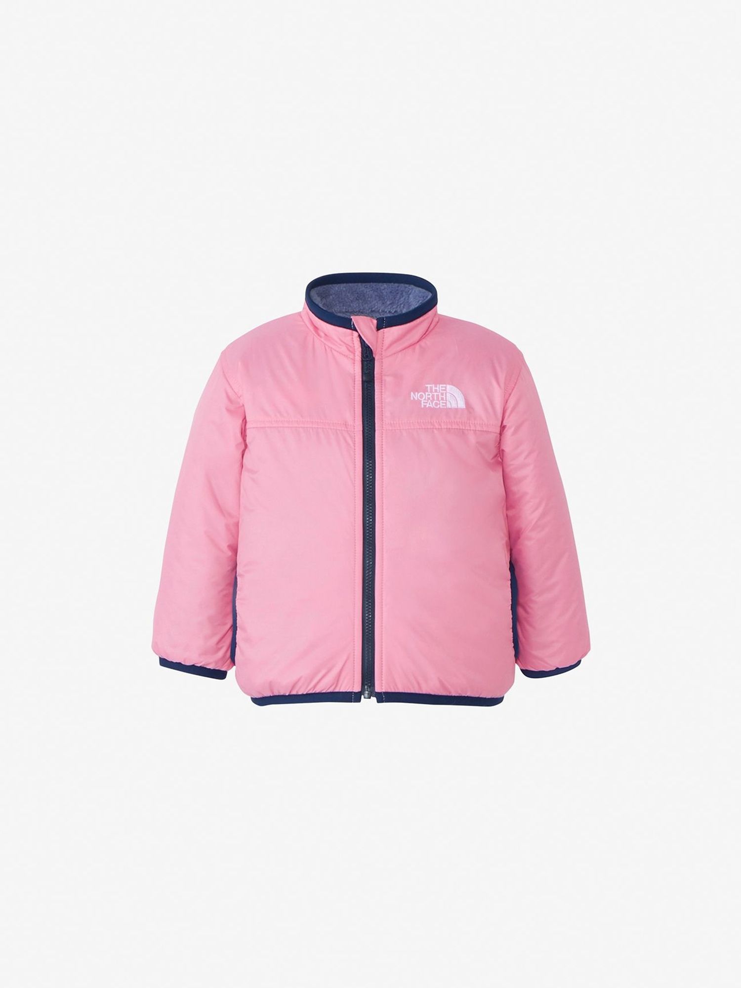 THE NORTH FACE □□ THE NORTH FACE ザノースフェイス ベビーリバーシブルコージージャケット 90cm NYB82244 ラピスブルー 目立った傷や汚れなし