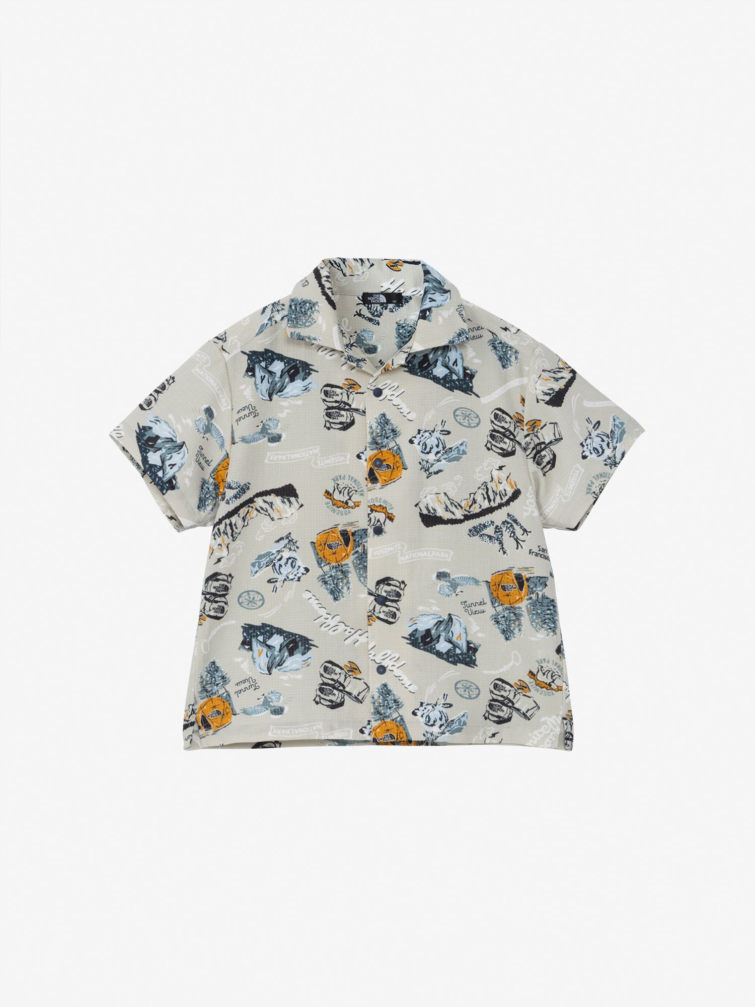 ノースフェイス Aloha Vent SHIRTS キッズアロハ-