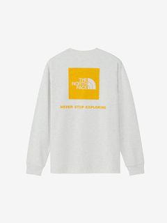 公式】ロングスリーブバックスクエアロゴティー（メンズ）｜ザ・ノース