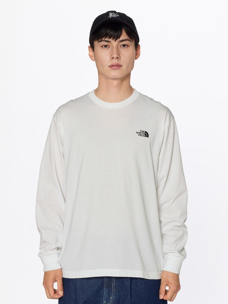 THE NORTH FACE(ザ・ノース・フェイス) ｜ロングスリーブバックスクエアロゴティー（メンズ）