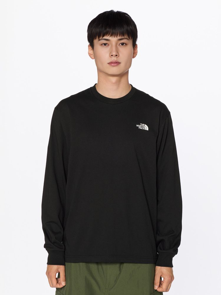 THE NORTH FACE(ザ・ノース・フェイス) ｜ロングスリーブバックスクエアロゴティー（メンズ）