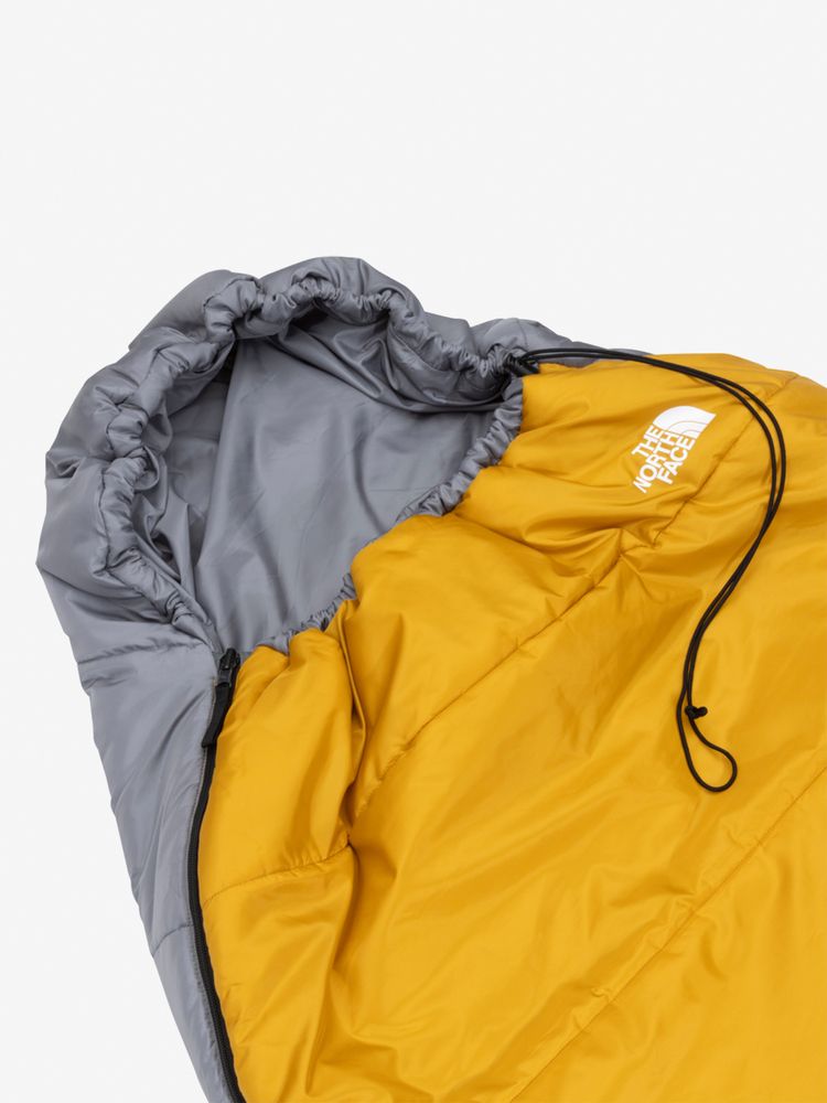 販売促進売切りTHE NORTH FACE◆CAT\'S MEOW◆寝袋 US限定 HEATSEEKER キャンプ 登山 男女兼用(SHORT/RIGHT)青 グレー 190308-80 マミー型シュラフ