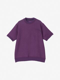 ショートスリーブコンフォーティブワッフルクルー（ユニセックス）