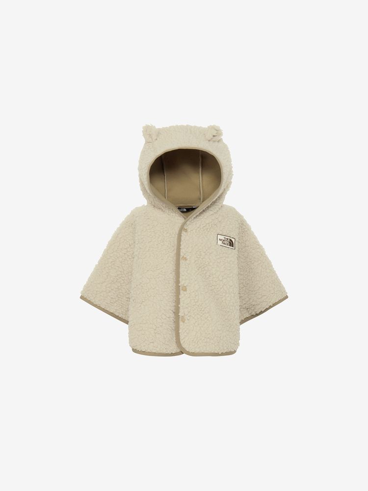 【美品】ノースフェイス　ポンチョダウン　90サイズ　グレー ⭐️極美品⭐️ ノースフェイス 90 ダウン ポンチョ ダウン