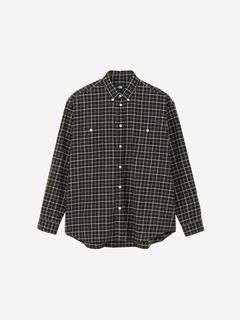 THE NORTH FACE - THE NORTH FACE 長袖 フランネルシャツ M ブラック/グレー THE NORTH FACE - THE NORTH FACE 長袖 フランネルシャツ M