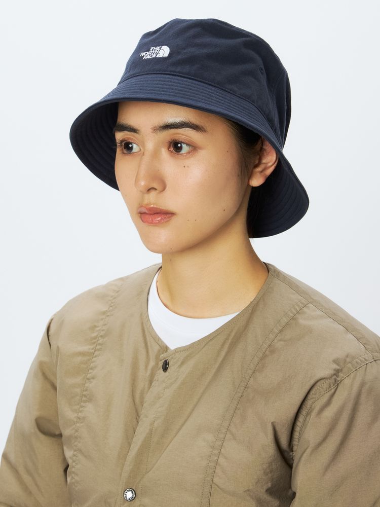 ノースフェイス ハット　フラワーロゴ　TNFシンプリークラシックハット　紺　L 公式・限定】フラワーロゴ TNFシンプリークラシックハット（ユニ