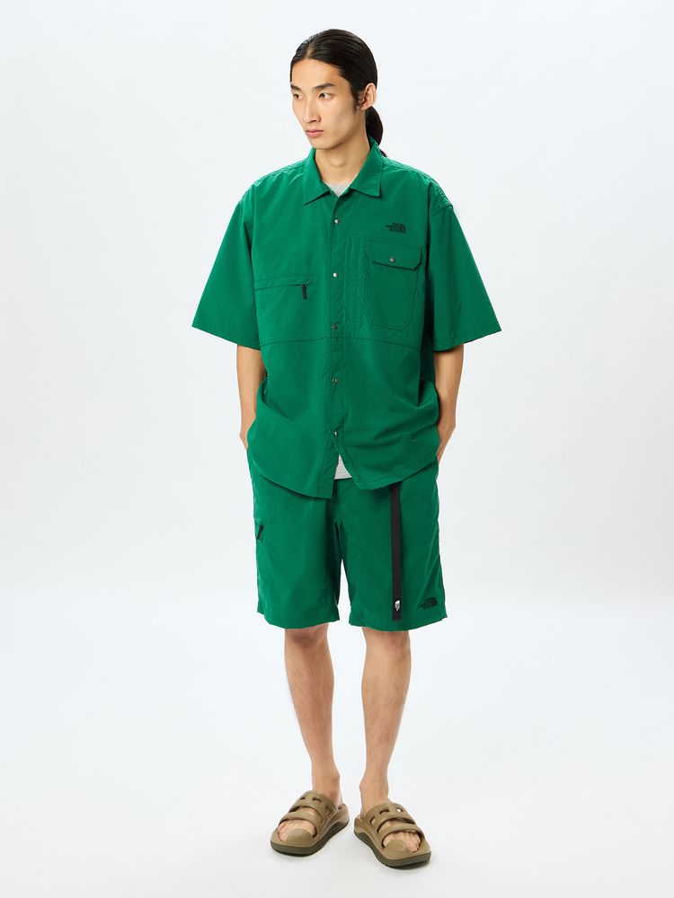 THE NORTH FACE PURPLE LABEL Field Short Sleeve Jacket Spruce