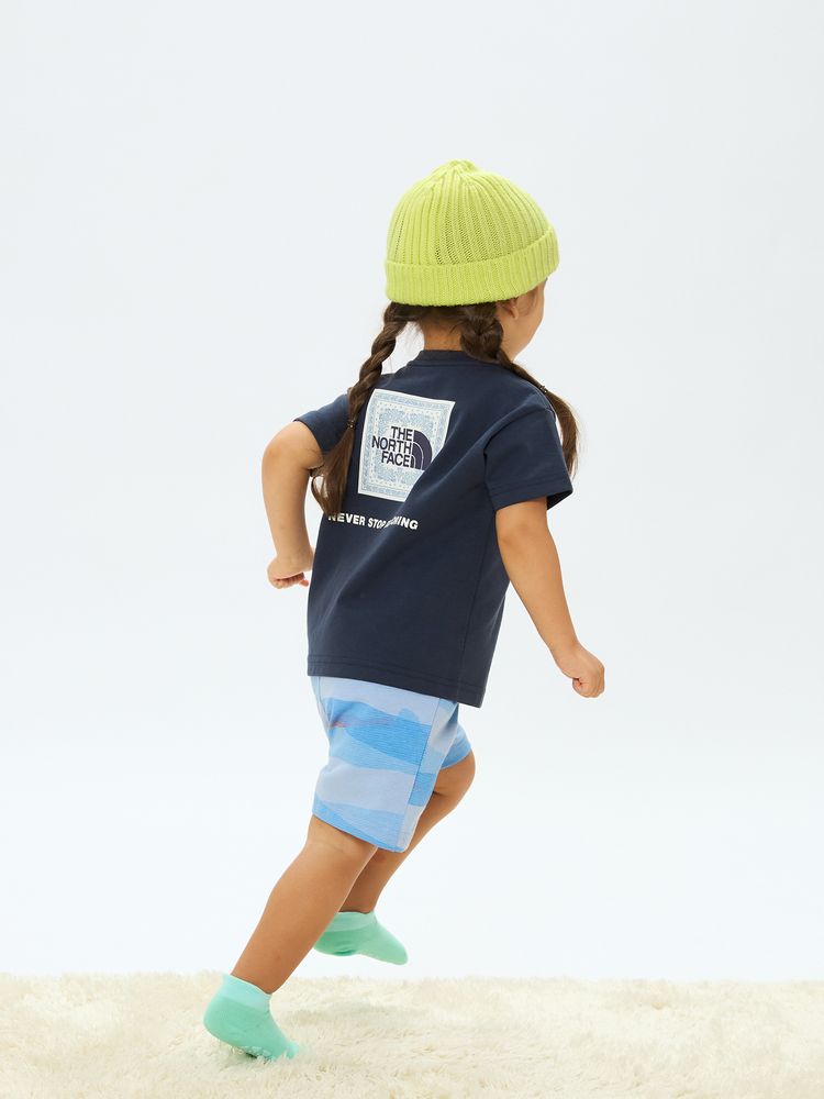 THE NORTH FACE(ザ・ノース・フェイス) ｜ショートスリーブバンダナスクエアロゴティー（ベビー）