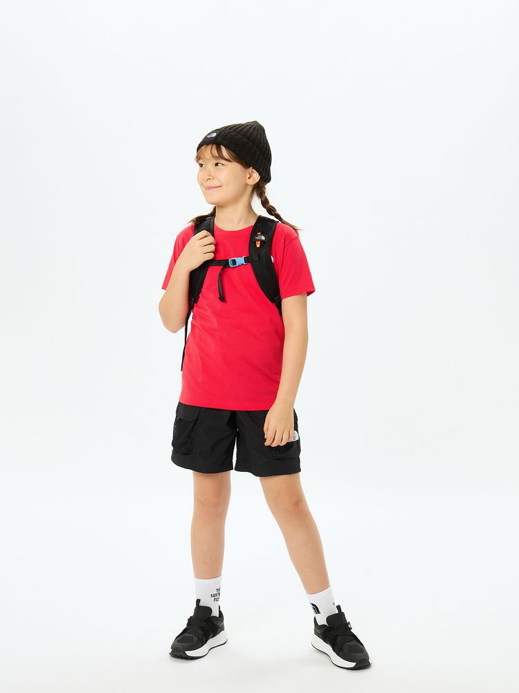 THE NORTH FACE(ザ・ノース・フェイス) ｜ショートスリーブバンダナスクェアロゴティー（キッズ）