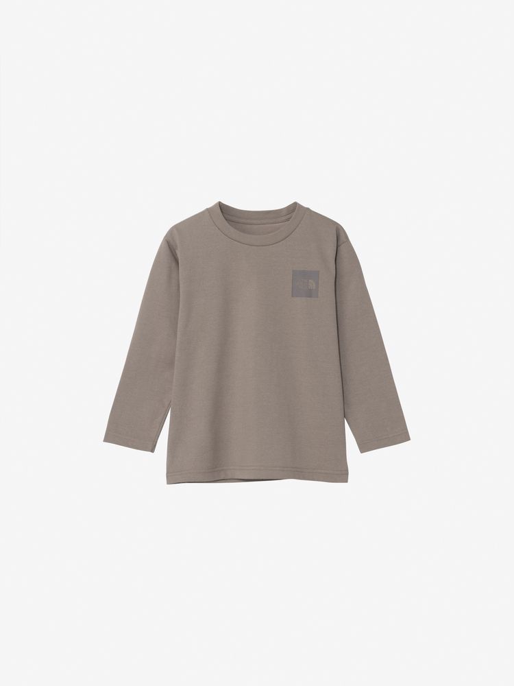 THE NORTH FACE(ザ・ノース・フェイス) ｜トドラーロングスリーブスモールスクエアロゴティー（キッズ）