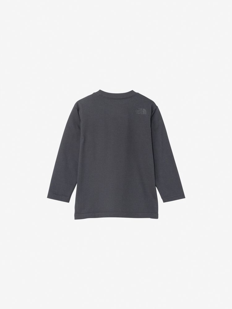 KLF ロングスリーブカットソー ダークグレー Lサイズ 公式】トドラーロングスリーブスモールスクエアロゴティー（キッズ