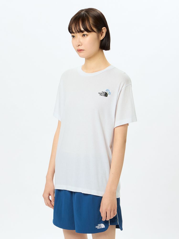 THE NORTH FACE(ザ・ノース・フェイス) ｜ショートスリーブフラワーロゴティー（レディース）