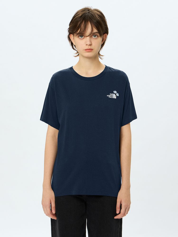 THE NORTH FACE(ザ・ノース・フェイス) ｜ショートスリーブフラワーロゴティー（レディース）
