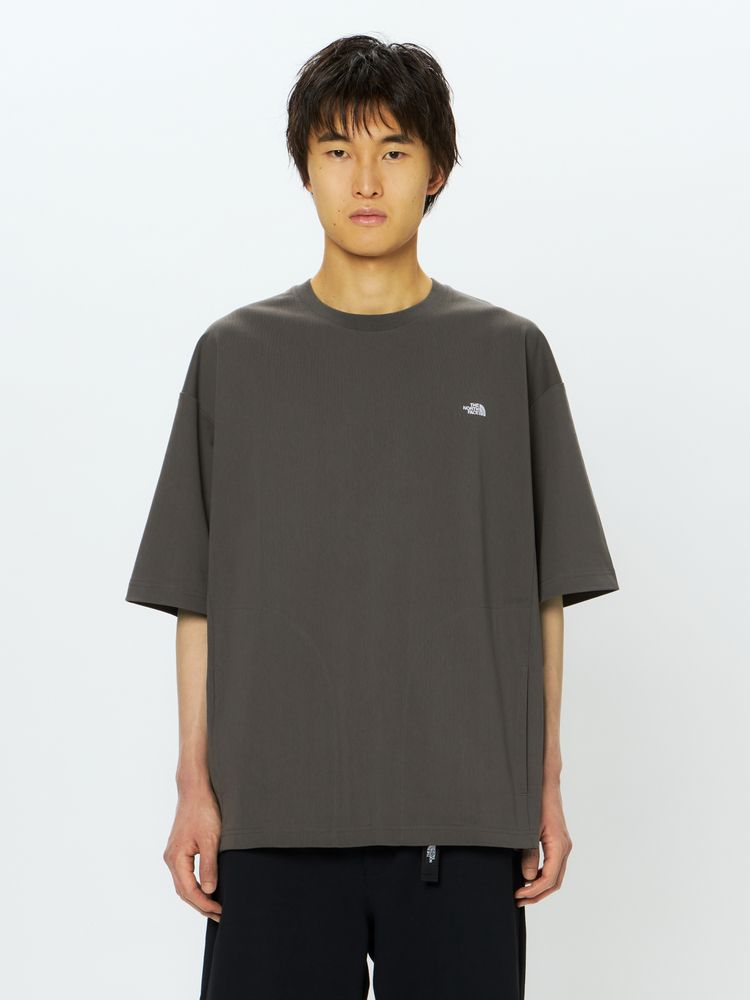 [ノースフェイス] M'S AXIS CREWNECK Tシャツ★新作・24AW★人気 公式・限定】ショートスリーブワープニットクルー（ユニセックス