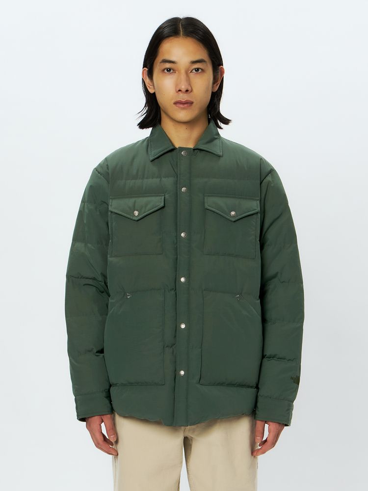 特別価格　THE NORTH FACE スタッフドシャツダウン THE NORTH FACE Stuffed Shirt ブラック（ザ・ノース・フェイス