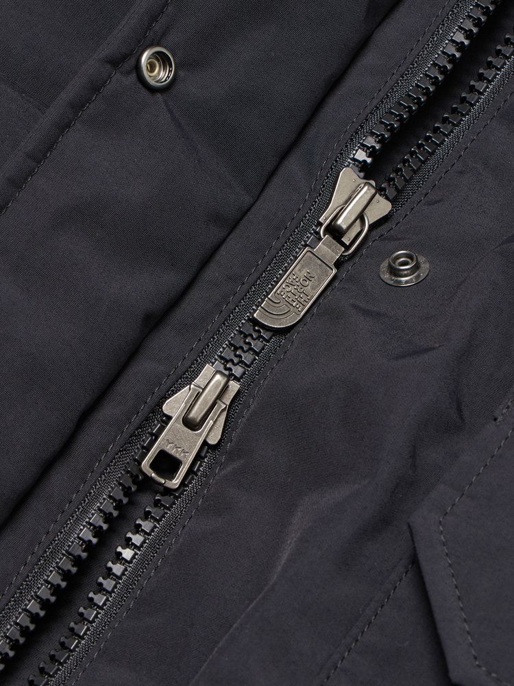 Front double zipper design