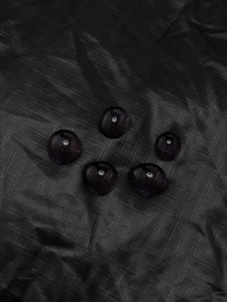 Water-repellent treatment to withstand slight rain and snow