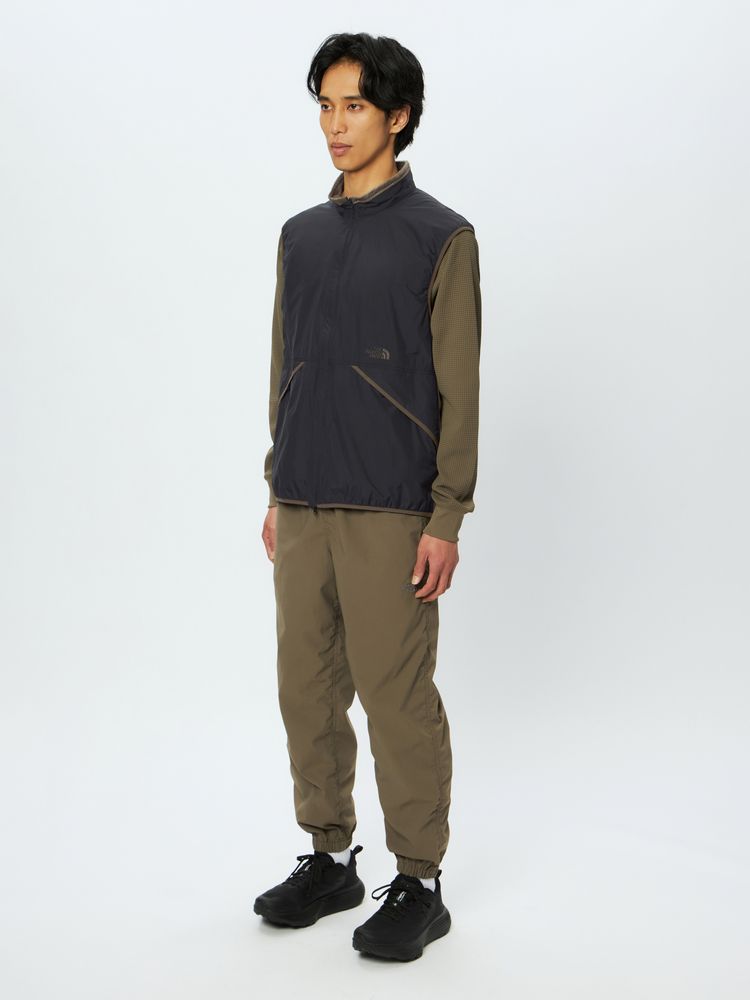 【ザ・ノースフェイス】リバーシブルベスト　ナイロン　フリース　XL 刺繍ロゴ　f ザ・ノースフェイス】リバーシブルベスト ナイロン フリース XL 刺繍