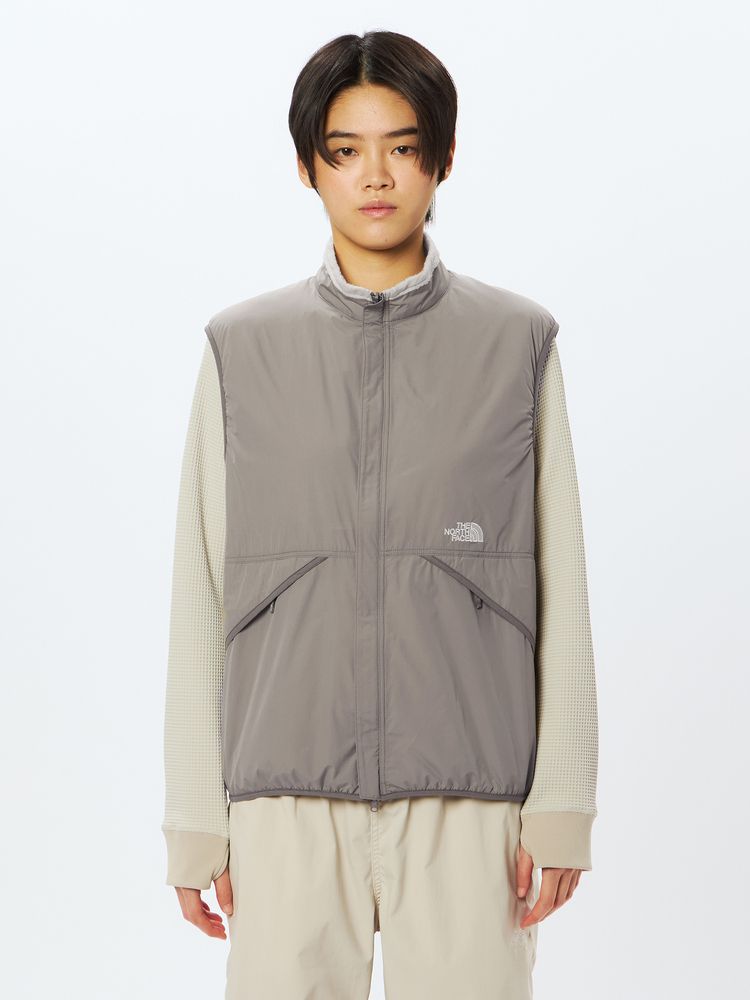 【ザ・ノースフェイス】リバーシブルベスト　ナイロン　フリース　XL 刺繍ロゴ　f 公式】フリーランリバーシブルベスト（ユニセックス）｜ザ