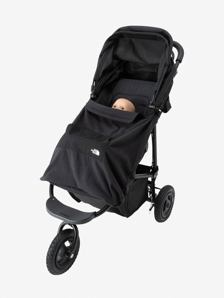 ノースフェイス　ベビー　ブランケット　ブラック　黒 THE NORTH FACE/ザ・ノース・フェイス】ベビーシェル